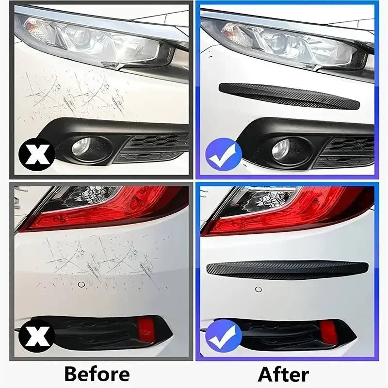 New 4-6 PCS Car Anti-collision Protection Decoration Strip Universal Front Rear Bumper Corner Protector Guard Car Accessories
