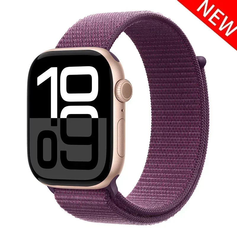 Official-website Straps For Apple Watch Band 46mm 45mm 44mm 40 41 42 mm 49mm Bracelet Correa iwatch series 10 8 9 7 6 5 SE Ultra