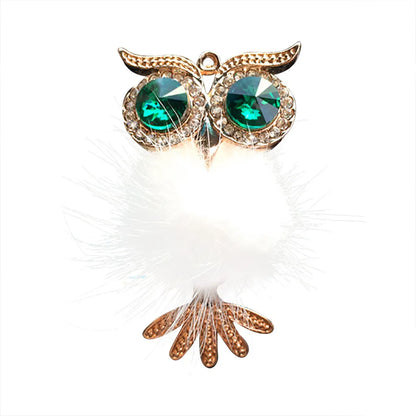Diamond Fur Owl Car Air Freshener Auto Outlet Perfume Clip Scent Aroma Car Diffuser Bling Car Accessories Interior Decor Gifts