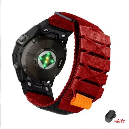 New Quick Fit Nylon Strap for Garmin Watch Fenix7 7X 6X Pro/Epix Pro Gen 2 51mm 47mm/Fenix6 5Plus 5XPlus 22mm 26mm Watchband
