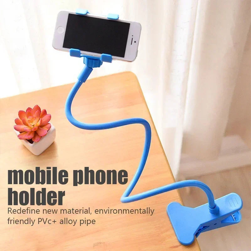 Mobile Phone Holder Home Bed Desktop Mount Bracket Smartphone Stand Flexible Lazy Holder Adjustable Cell Phone Clip