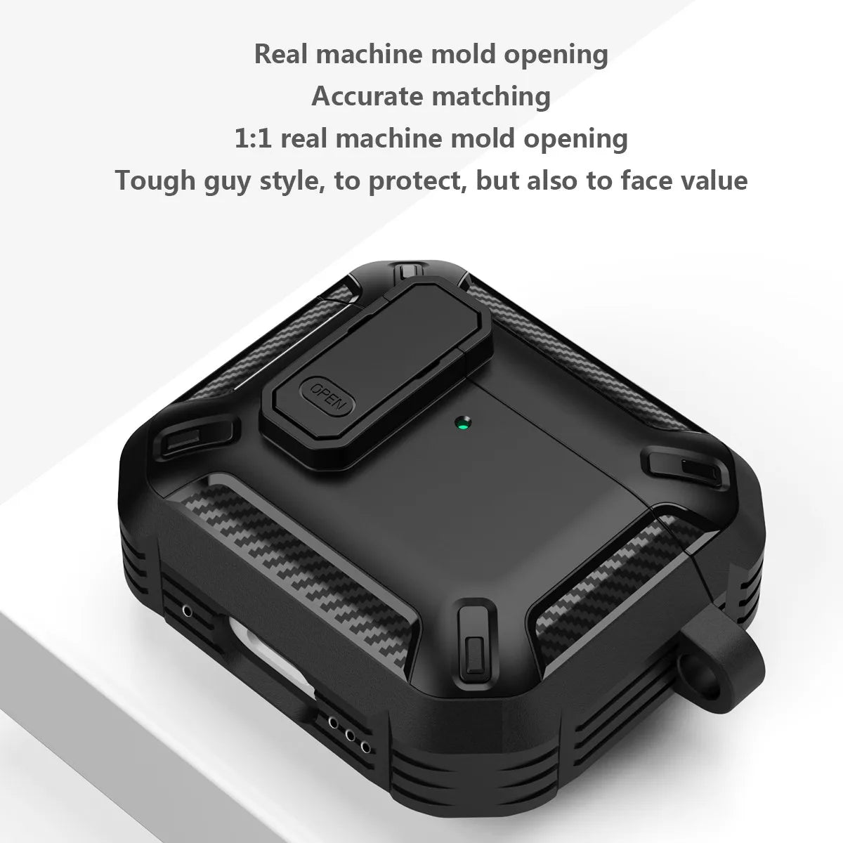 Luxury Switch Earphone Case For Airpods 4 Pro 2 3 Case Shockproof Cover For Apple AirPods Pro 2 3 1 Cases Accessories Keychain