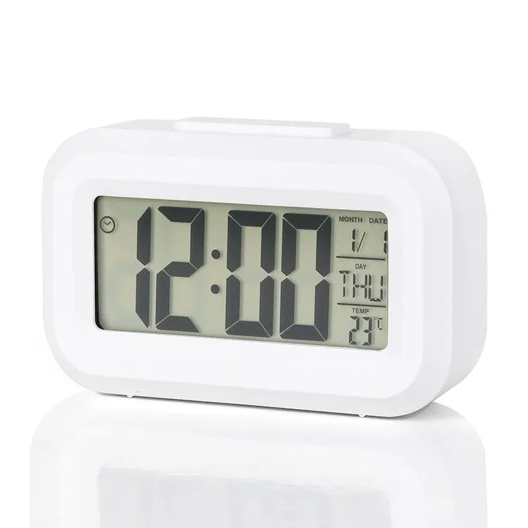 LED Digital Alarm Clock Backlight Snooze Data Time Calendar Desktop Multifunction Electronic Backlight Table Clock - covers4phones