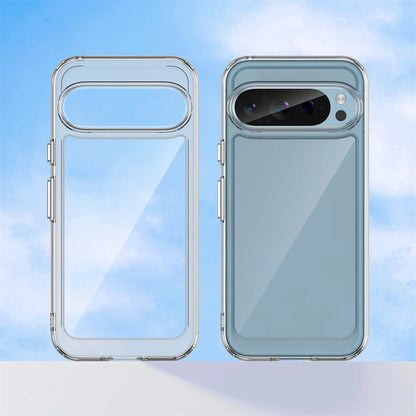 Fashion Transparent Acrylic Case For Google Pixel 9 8 7 Pro 8 7 A Colorful Hard Clear Shockproof Thin Cover For Pixel 10 Pro XL