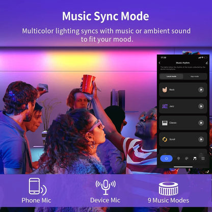 Tuya WiFi COB RGBIC LED Strip 12V 5m Music Sync Dream Color WS2811 Addressable Party Light RF Remote Control f Alexa Google Home
