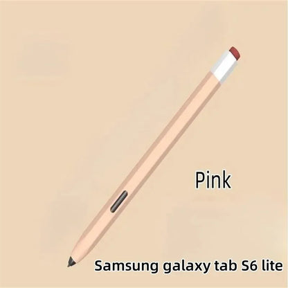 Silicone Pencil Case Tablet Touch Stylus Pen Cover Solid Colour for Samsung Galaxy Tab S6 Lite S7 FE S8 Ultra S9 Plus