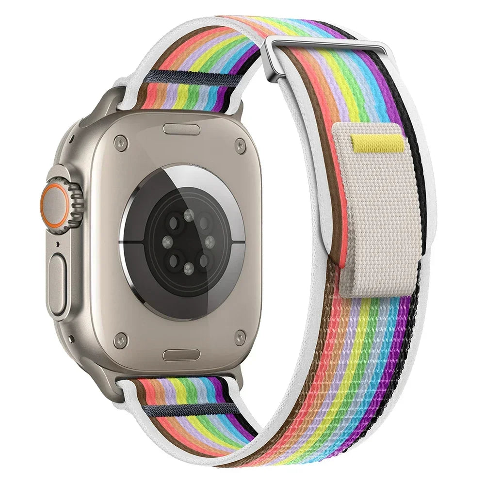 Trail Loop Strap For Apple Watch Ultra 2 49mm Series 9 8 7 45mm 41mm Sports Nylon Wristband For iWatch 6 5 4 3 SE 44mm 40mm 42mm