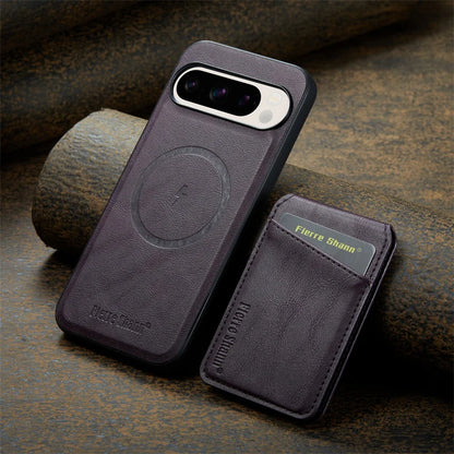 2 In 1 Magsafe Magnetic Leather Phone Case for Google Pixel 10 9 9Pro XL 8A 8Pro 8 7 7A 7Pro Wallet Cover Cards Holder Cover