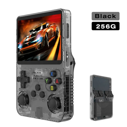 BOYHOM 256G Open Source R36S Retro Game Console - 3.5" IPS Portable Linux ARKOS Handheld | Best Gaming Gift (64G/128G Options)