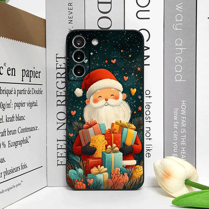 Merry Christmas Tree Santa Claus Pattern Phone Case for Google Pixel 9A 8A 7A 6A 7 PRO 8 9 Pro XL 5G Shockproof Soft Back Covers