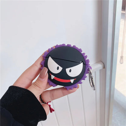 For Airpods Pro 2 Case,Pokemon Gastly Protective Earphone Silicone Cover For Airpods 4 Case For Kids Boys Girls Funda