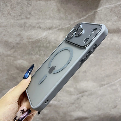 Matte Magnetic Translucent  Wireless Charge Phone Case For iPhone 17 Air 16 15 14 13 12 11 17 Pro Max Magsafe Must-Haves  Cover