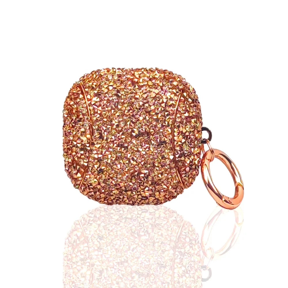 For Samsung Galaxy Buds 3 Live 2 Pro Case Luxury Bling Glitter Diamond Rhinestones For Galaxy Buds3Pro Buds2 Soft Earphone Cover