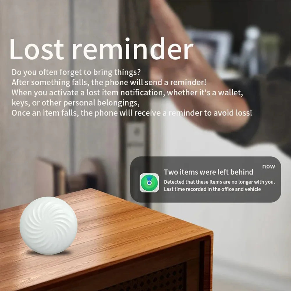 MRSVI Smart GPS Tracker Mini Tracking Device Finder  For Apple Find My APP Smart Tag Anti Lose Reminder Device Locator Key Kids