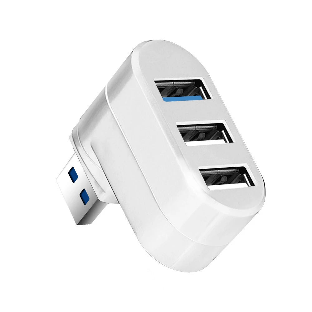 3 Port Multi 2.0 USB HUB Mini USB Hub High Speed Rotate Splitter Adapter For Laptop Notebook For PC Computer Accessories
