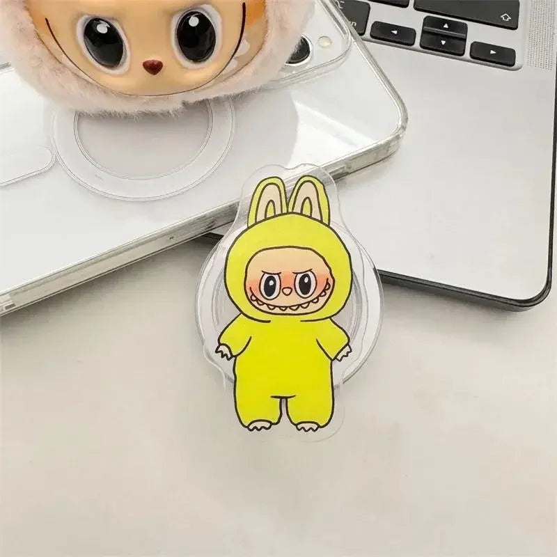NEW Korea INS Y2K Cartoon Holder For Magsafe Pop.sockets Magnetic Griptok Grip Tok Stand Foldable Phone Bracket Case Accessories