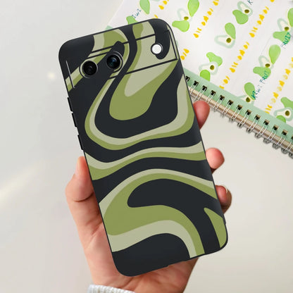 For Google Pixel 8A Case Stylish Painted Cover Soft TPU Shockproof Phone Case For Google Pixel 8 Pro Pixel8A Fundas Coque Bumper