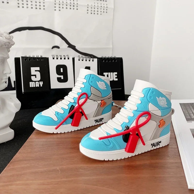 Individual Basketball Sports Shoes Box Bluetooth Headset Cover For Airpods 1 2 3 Pro 2 Headphone Cover Wireless Earphone Box - covers4phones