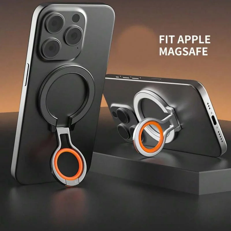 Magnetic Ring Buckle Phone Holder 360-Degree Rotating Desktop Fixed Strong Magnetic Adsorption Portable And Universa