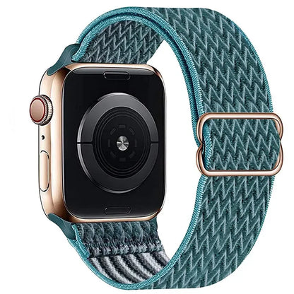 Bling Nylon Strap for Apple Watch Band 44mm 40mm 38mm/42mm bohemian Bracelet iWatch Series 7 6 5 4 3 41mm 45mm 8 9 ultra 2 49mm
