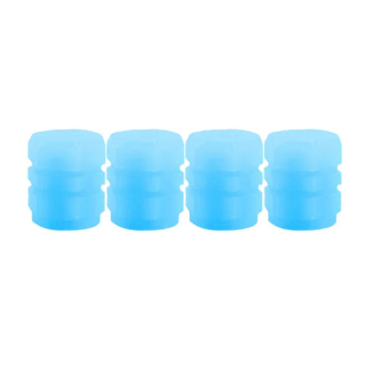 Luminous Valve Caps Fluorescent Night Car Tire Valve Caps Motorcycle Bike Glowing Decor Wheel Nozzles Tyre Cap Car Accessories