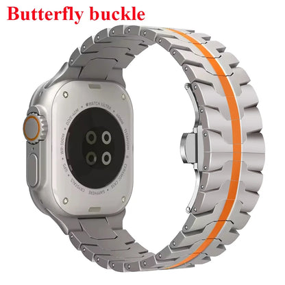 Stainless Steel Strap For Apple Watch Series 10 9 8 7 46mm 45mm SE 6 42mm 44mm Metal Bracelet Band For iWatch Ultra Ultra2 49mm