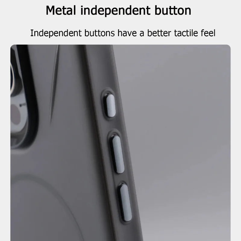 Matte Skin Friendly Magnetic Wireless Charging For Magsafe Case For iPhone 16 15 14 Plus 13 12 Pro Max PC Shockproof Hard Cover