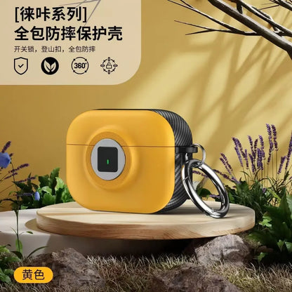 New 2024 For Airpods 4th Gen Case With Lock Earphone Case Cover For Camera Form Factor Shockproof Shell For Apple AirPods 4 Case
