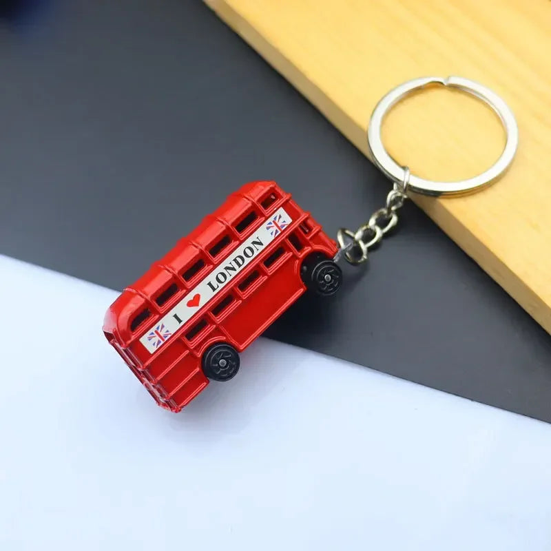 Creative Mini Auto Parts Car Wheel Keychain Auto Enthusiast Metal Keyring Accessories Key Ring Chain for Men Woman Lover Gift
