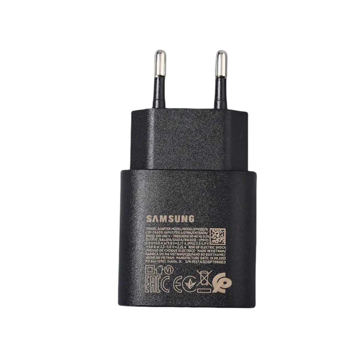 Original Samsung 25w Charger Type C Super Fast Charge Adapter For Galaxy A12 A13 A14 A23 F12 F14 A90 S10 5G Note 10+ Cable