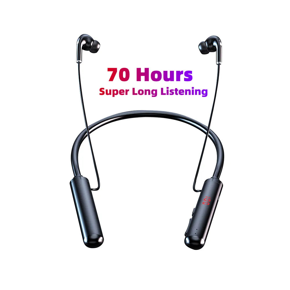 TWS 100 Hours Wireless Earphone Bluetooth Magnetic Neckband Headphone IPX3 Waterproof Sport Headset Noise Cancelling MIC S720
