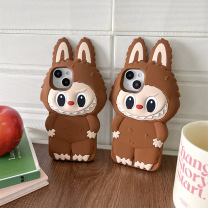 Stereoscopic Tab Suitable For iPhone 15 Pro Max Phone Case 14 13 Pro Silicone Soft Case 12 11 Full Protective Case