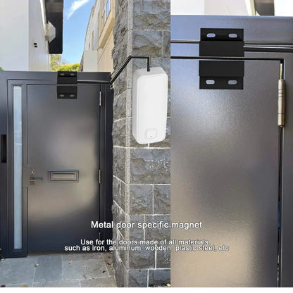 Tuya WIFI Smart Door Window Magnetic Sensor Security Alarm Open Closed Detector Home Anti-theft Door Iron Rolling Door Sensor