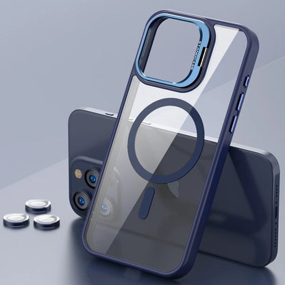 Fashion Magnetic Stand Case for iPhone 16 15 14 Plus 13 12 11 Pro Max Case for Magsafe Wireless Charge With Lens Protector Cover
