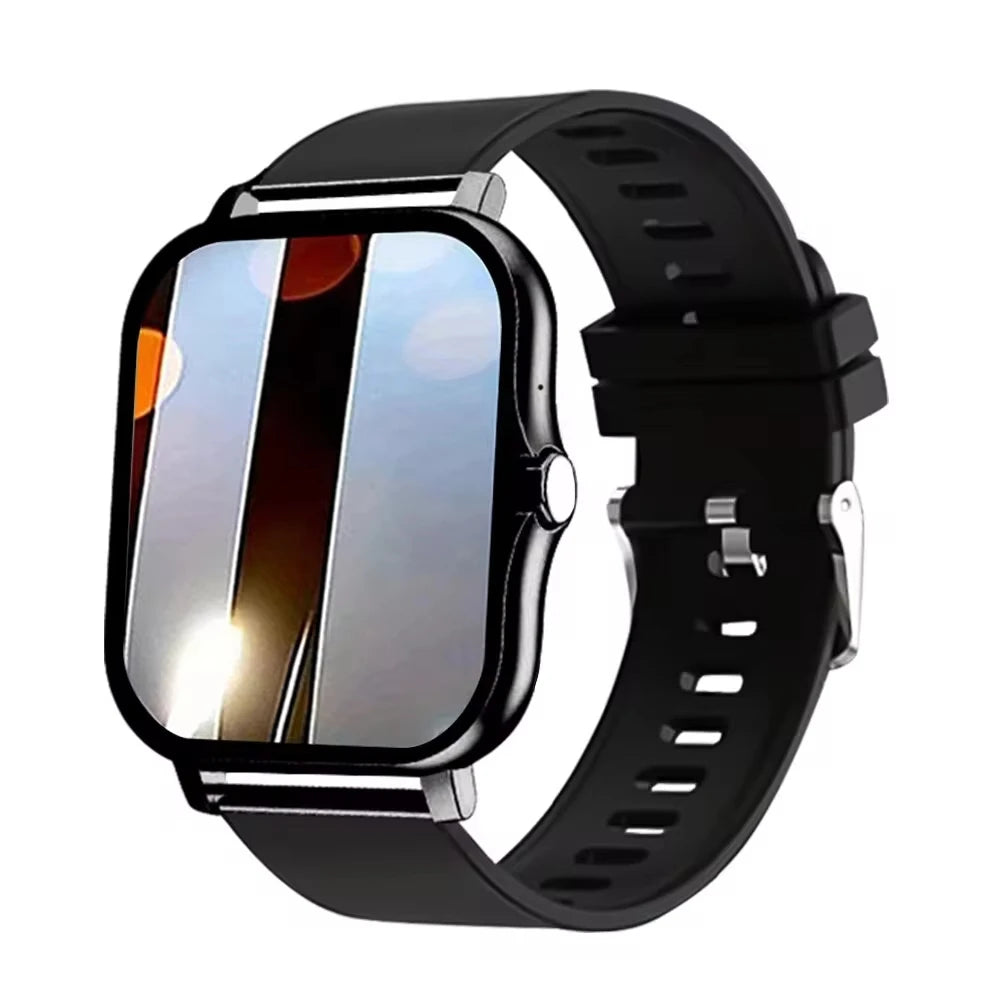 KESHUYOU 2025 New Smart Watch Bluetooth Call Message Alert Music Player Heart Rate Monitor Pedometer Smart Watch for Android IOS
