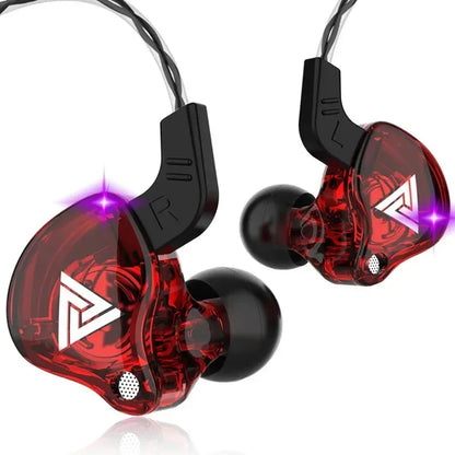 VIKEFON QKZ AK6 In Ear Earphone 6 Dynamic Driver Unit Headphone With Mic Stereo Sports HIFI Subwoofer Headset Monitor Earbuds
