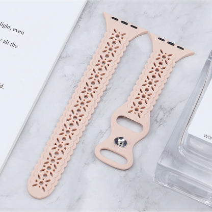 Silicone Sport Strap for Apple Watch Ultra Band 49mm 45mm 44mm 42mm 41mm 40/38mm Rubber Strap Bracelet Iwatch Series 8 7654 SE 3