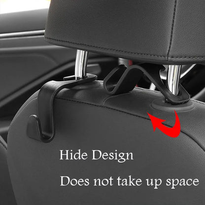 Multifunctional car seat headrest hanger bag hook organizer bracket for Fiat Ducato 500 500L Panda Grande Punto car accessories