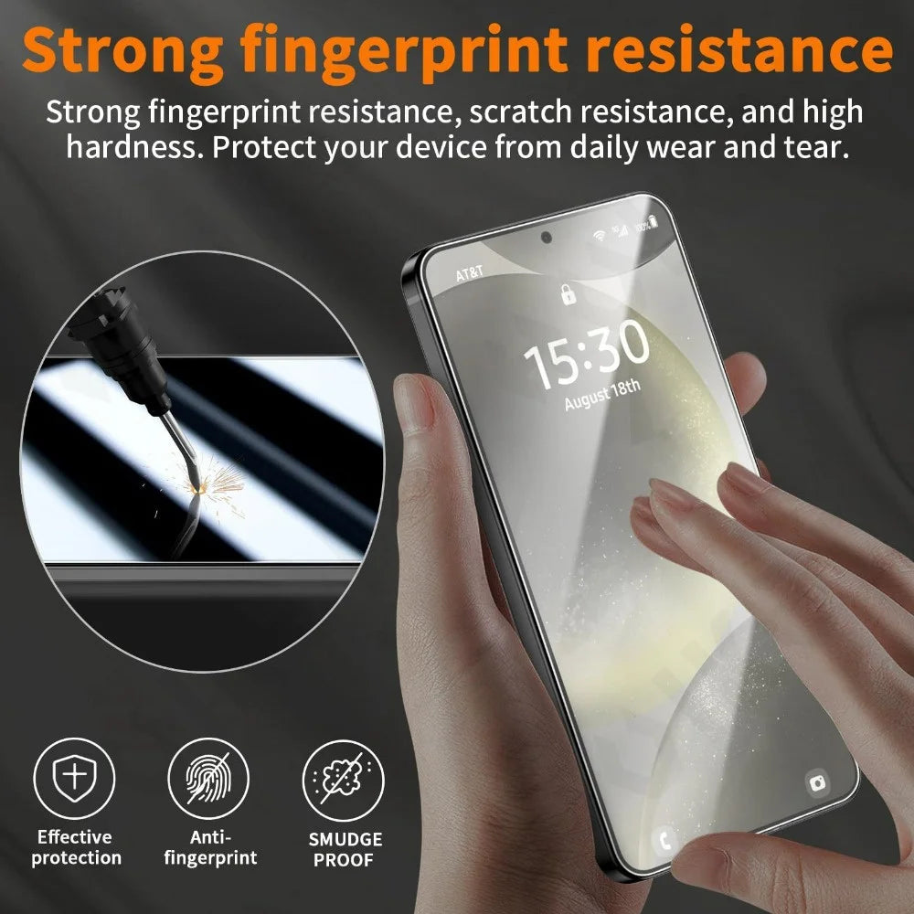 2 Pack For Samsung Galaxy Z Fold 7 6 5 Tempered Glass Screen Protector Auto Dust-Elimination Bubble Free HD Clear