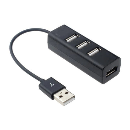 Mini 4-Port USB HUB USB Spliter Hub Adapter High Speed Hub USB 2.0 Splitter Converter All In One For PC Computer Accessories