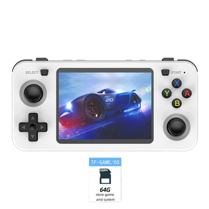 New R36H Game Console R36S Horizontal Retro Handheld Consolas Open Source Portable Pocket Video Player 64GB 3.5 Inch Boy Gift