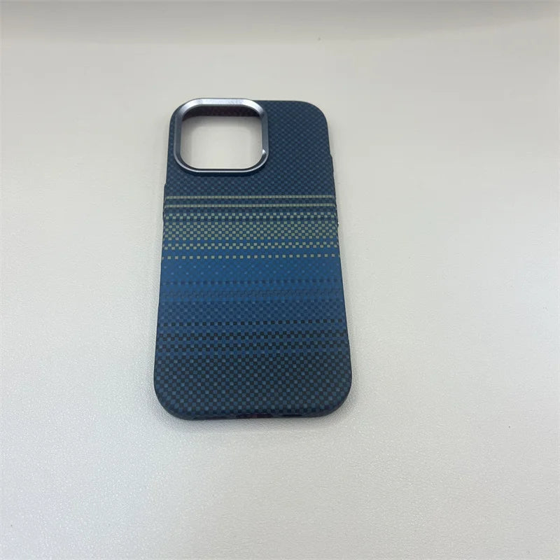 Geometric Carbon Fiber texture 3D Relief Magsafe case for iphone 13 15 14 pro 12pro 16 Pro Max Wireless Charging hard Case cover