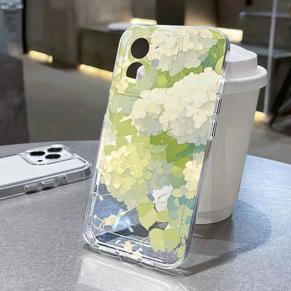 Cute Flower Clear Case For Samsung Galaxy A56 A36 5G Case S25 Ultra S24 FE S23 S22 S21 A55 A16 A35 A26 A06 Shockproof Back Cover