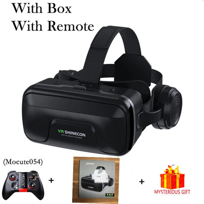 VR Shinecon 10.0 Helmet 3D Glasses Virtual Reality Casque For Smartphone Smart Phone Goggles Headset Viar Video Game Binoculars - covers4phones