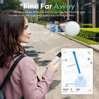 MRSVI Smart GPS Tracker Mini Tracking Device Finder  For Apple Find My APP Smart Tag Anti Lose Reminder Device Locator Key Kids