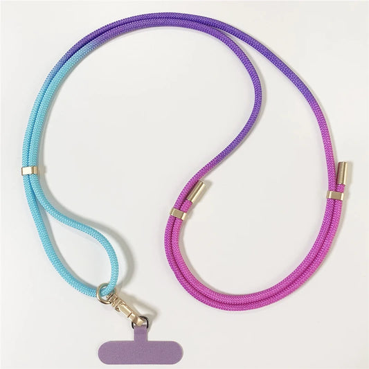 New Fashion Mobile Phone Lanyard Adjustable Outdoor Straps Universal Case Crossbody Shoulder Card Rope Anti-lost Chain for IPhone