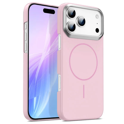 Luxury Razor Lens Matte Magnetic Case For iPhone 17 Air 16 15 14 Plus 13 12 11 Pro Max 16e 16Pro Shockproof Armor Phone Cover