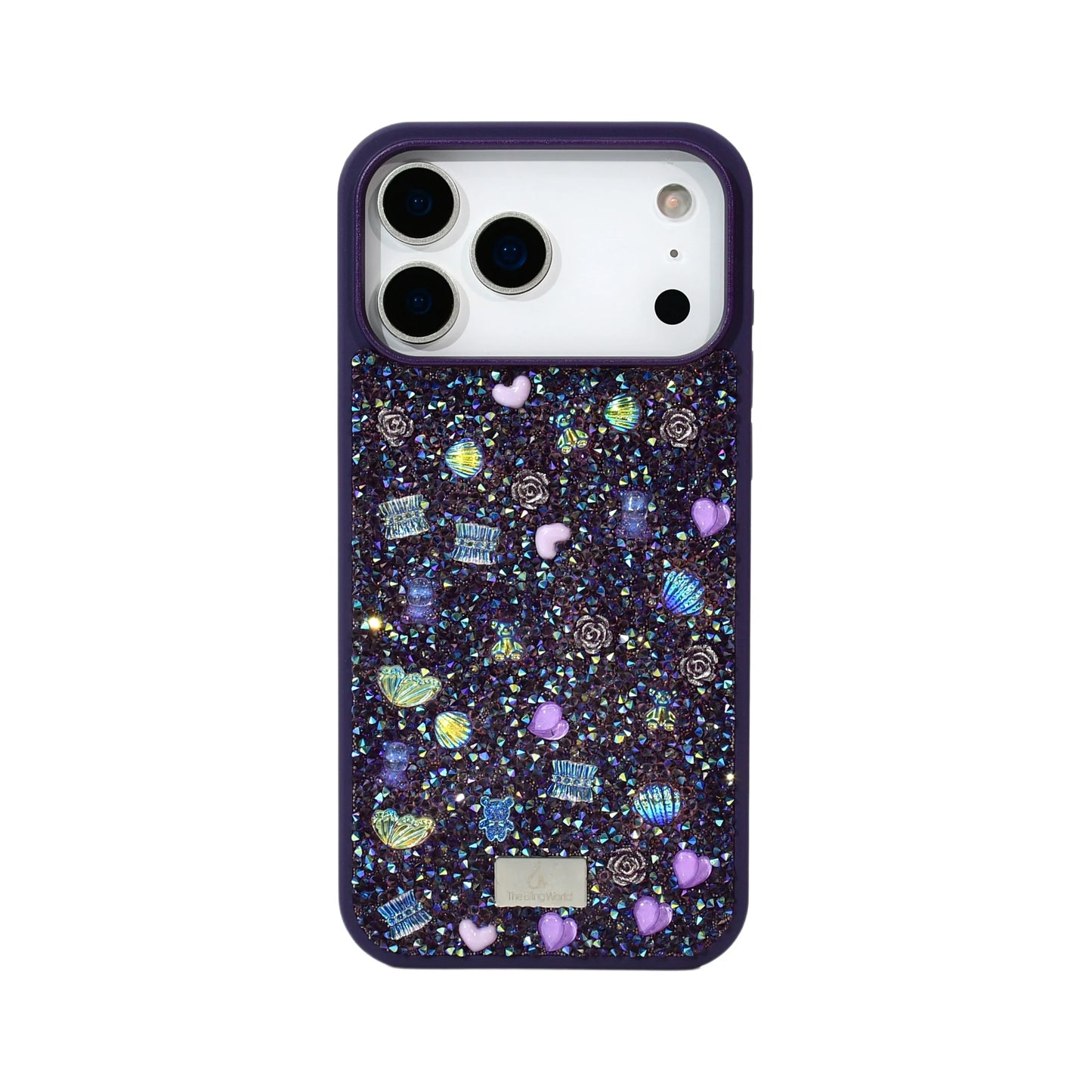 For IPhone 17 Pro Max/IPhone Air/17 Pro/17 Crystal Phone Case 3D Trinket Diamond Rhinestone Inlaid Fashion Glitter Back Cover