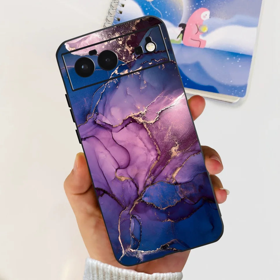 For Cover Google Pixel 6 Case Cute Cat Cartoon Bumper Back Shockproof Soft TPU Case For Google Pixel 6A 6PRO Pixel 6 Phone Cases