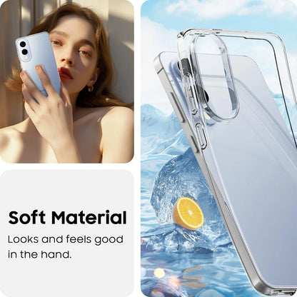 Ultra Thin Silicone Soft Case For Samsung Galaxy S25 Edge S24 S23 S21 S20 FE S22 Ultra Plus Clear Transparent Slim Cover Shell
